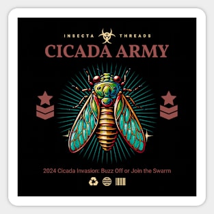 2024 Cicada Army Invasion Sticker